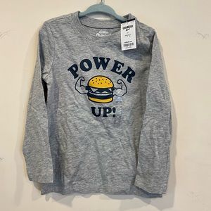 OshKosh B’gosh boys gray long sleeve shirt 4t/4a